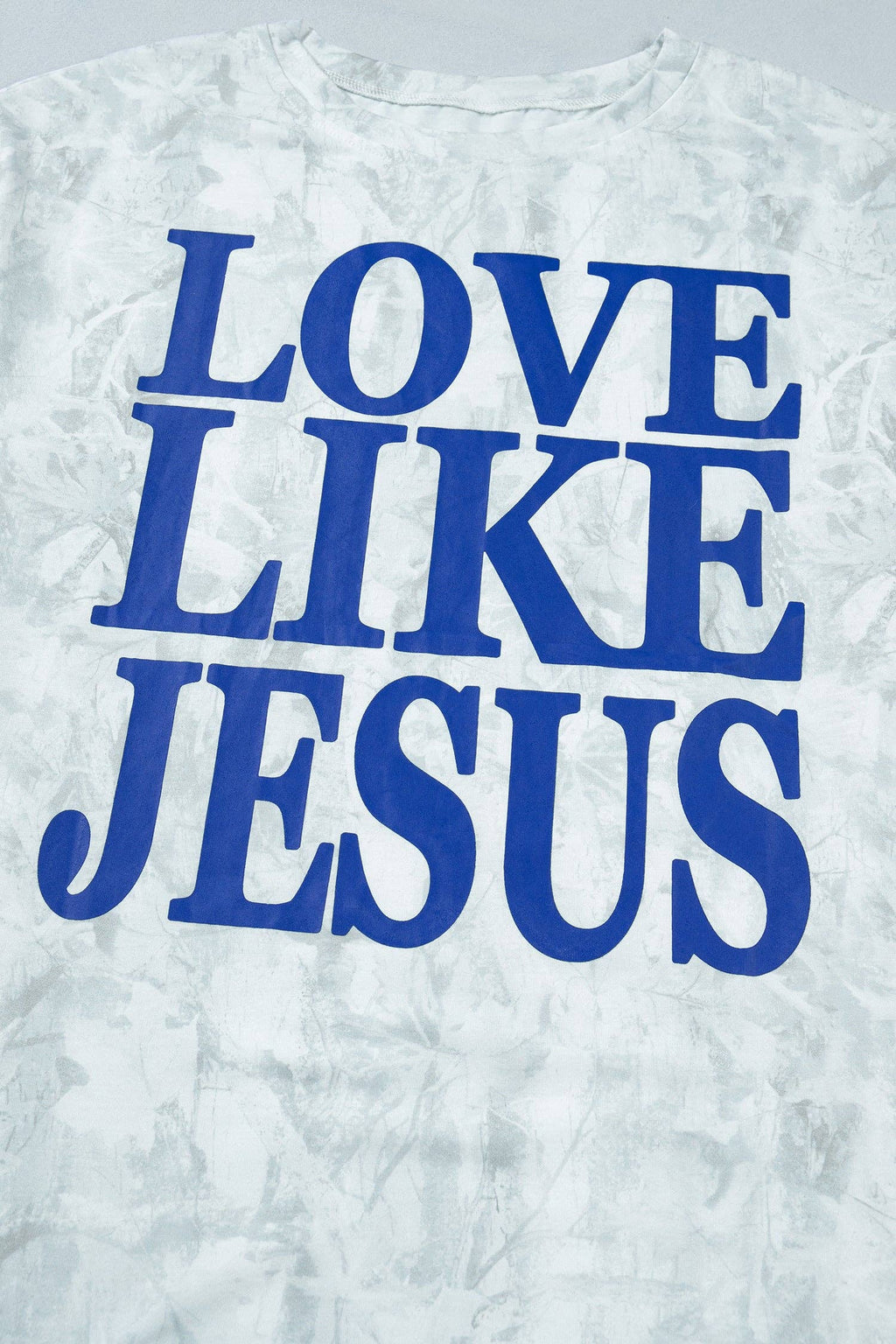 PRETTY BASH Love Like Jesus Camo Graphic T-Shirt