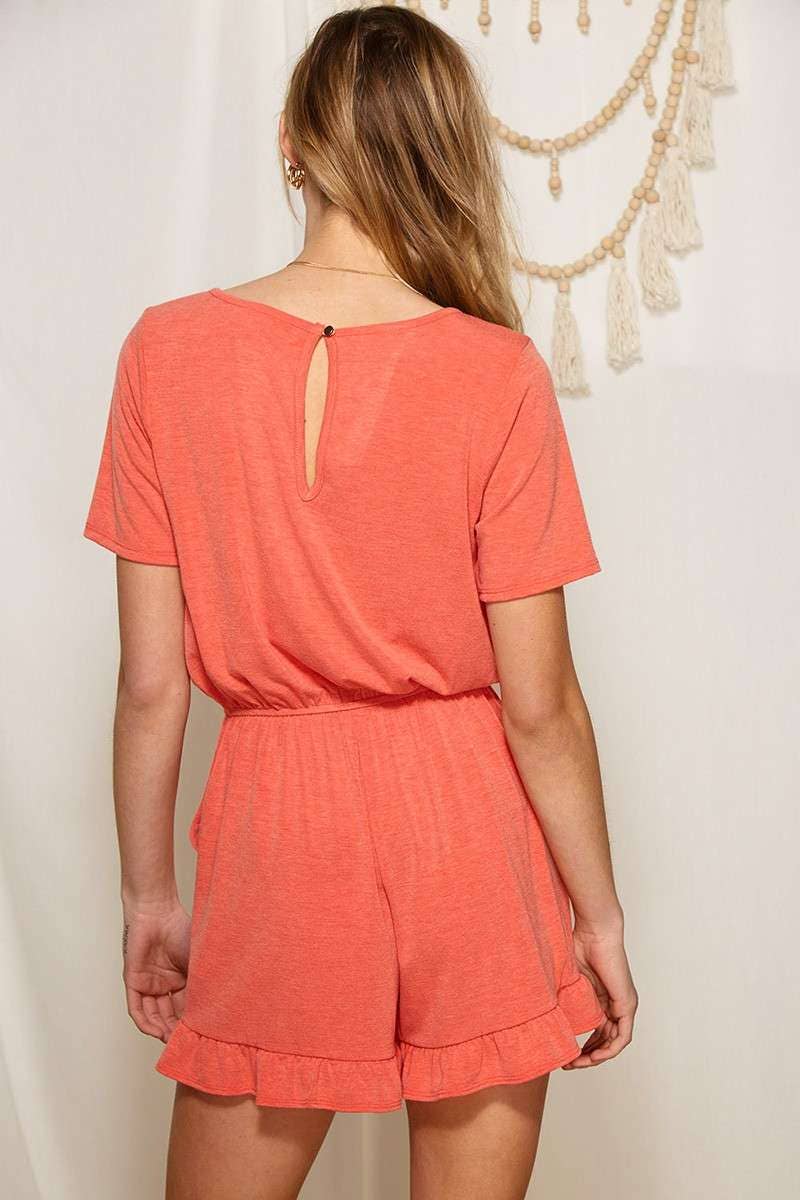 Sunset Short Sleeve Romper