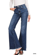High Rise Bell Bottom Stretchy Jeans