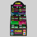 SOLID SQUISHY CUBE STRESS RELIEF ASSORTED DOZEN PACK
