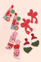HOLIDAY GRINCH EARRINGS