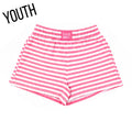KD-MC-STRIPE MONOCHROME PATCH YOUTH SHORT-NEON PINK