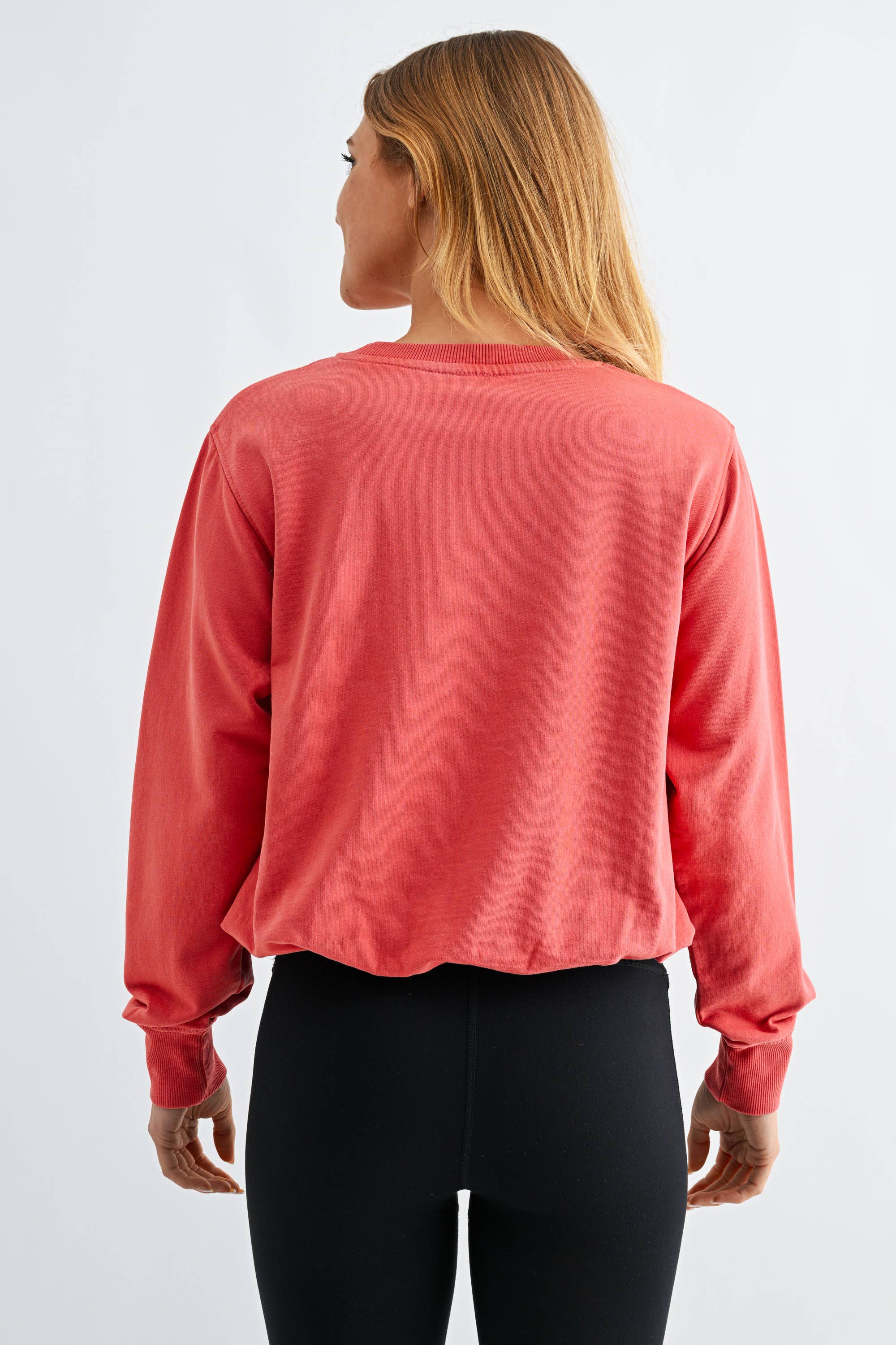 Mineral Cloud Bubble Hem Pullover