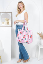 Reversible Quilted Cotton Tote Bag (BG-33)