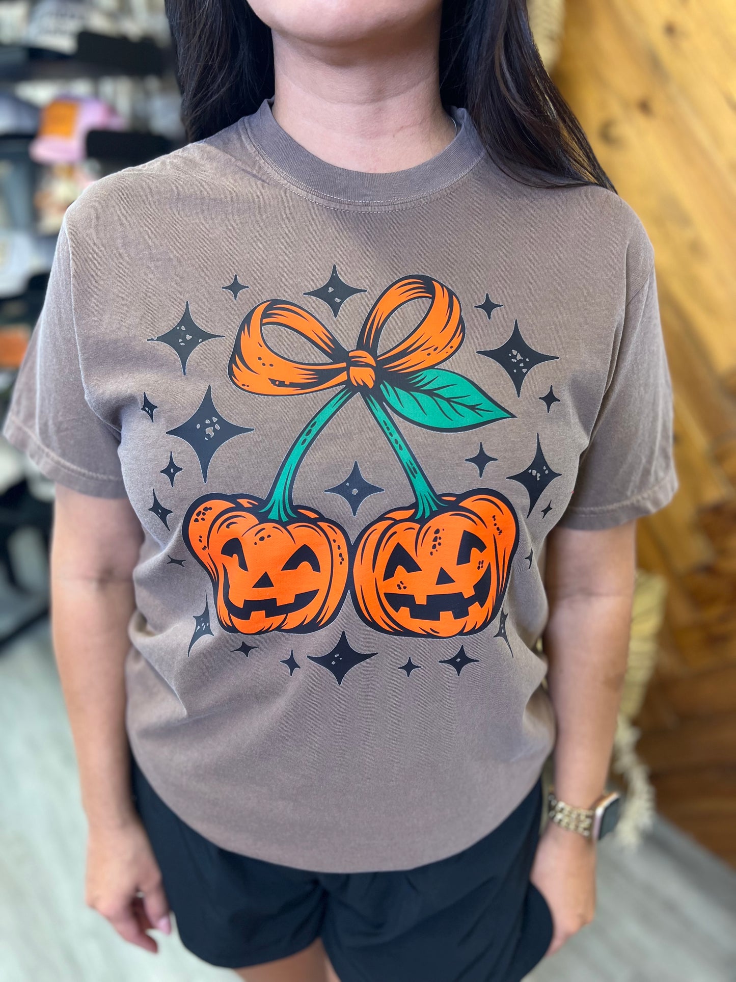 Pumpkin Cherries Tee