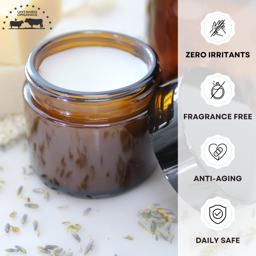 Tallow, Castor, & Frankincense Skin Balm | 2 oz Glass Jar