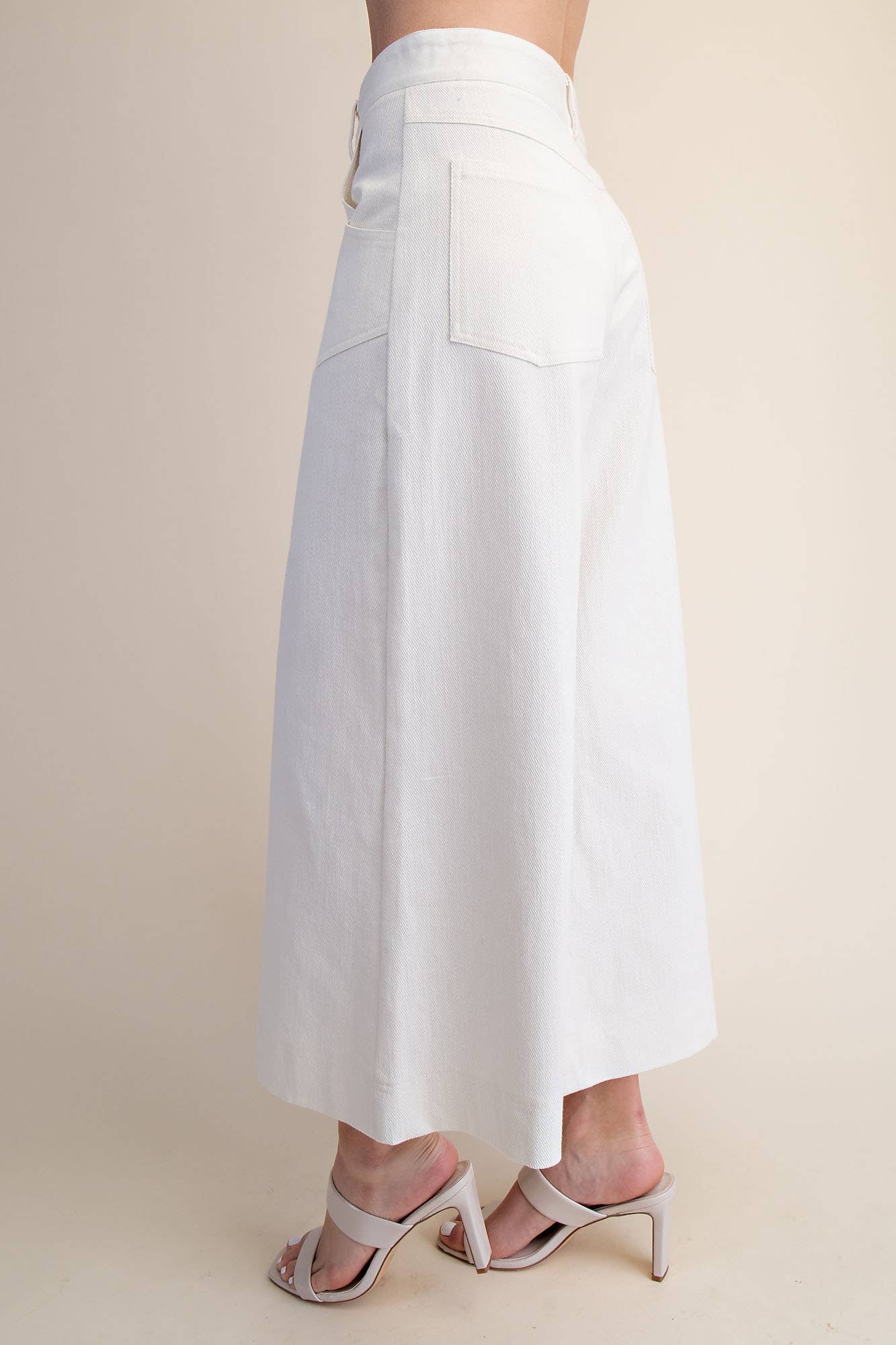 Crop High-Rise Wide-Leg Pants
