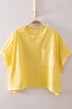 NT12626-Dolman Sleeve Textured Knit Casual Top