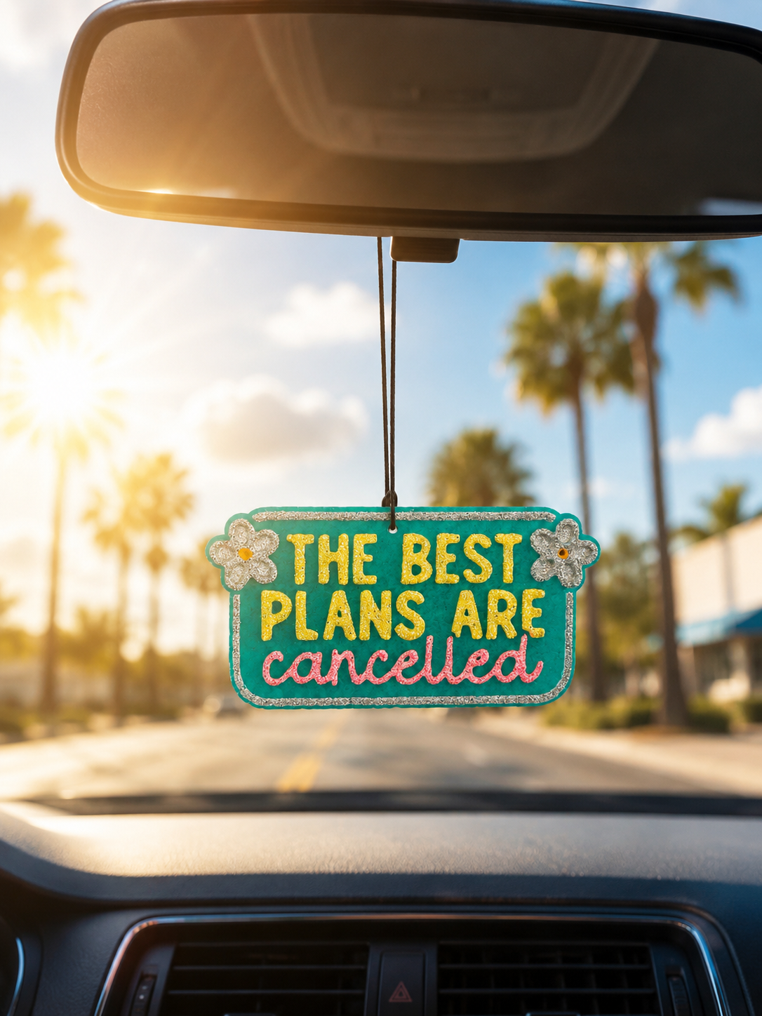 The Best Plans are Cancelled Car Freshie 