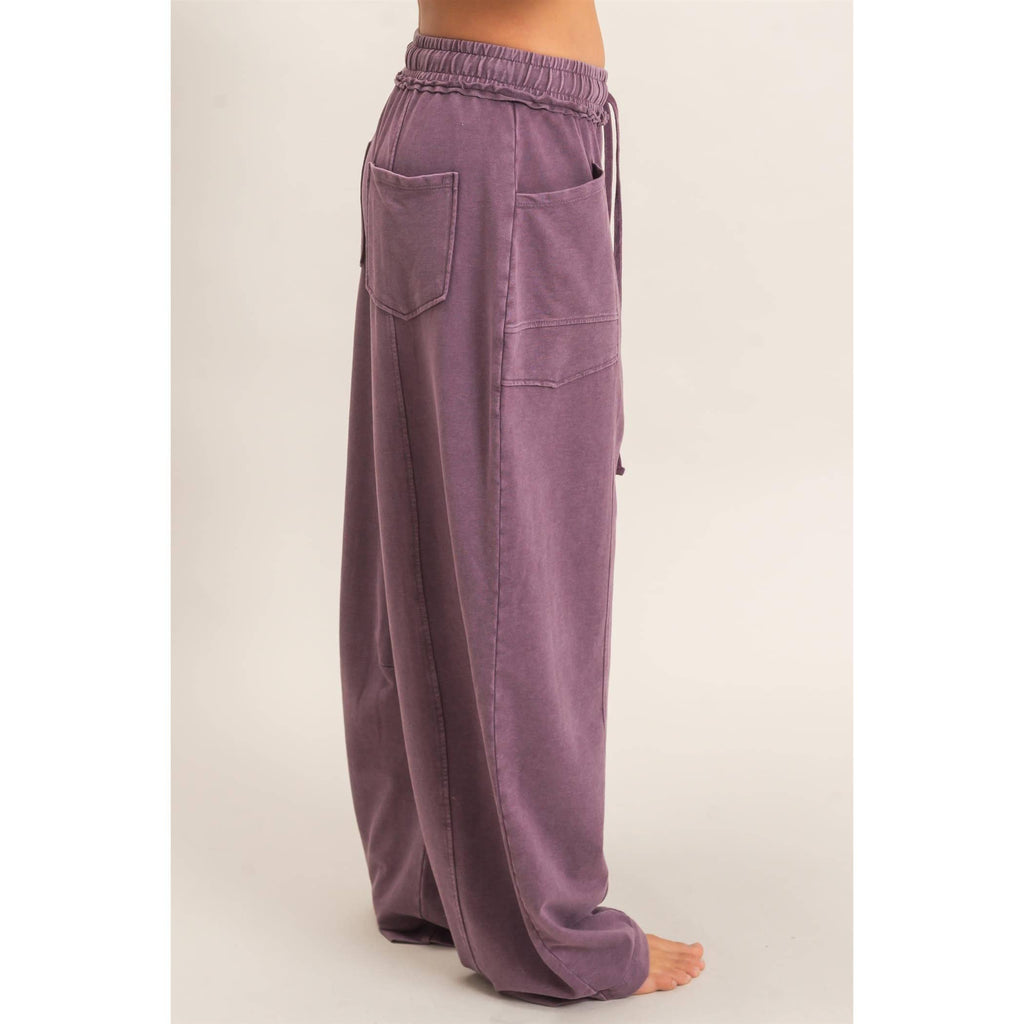 Mineral Washed Barrel Sweatpants