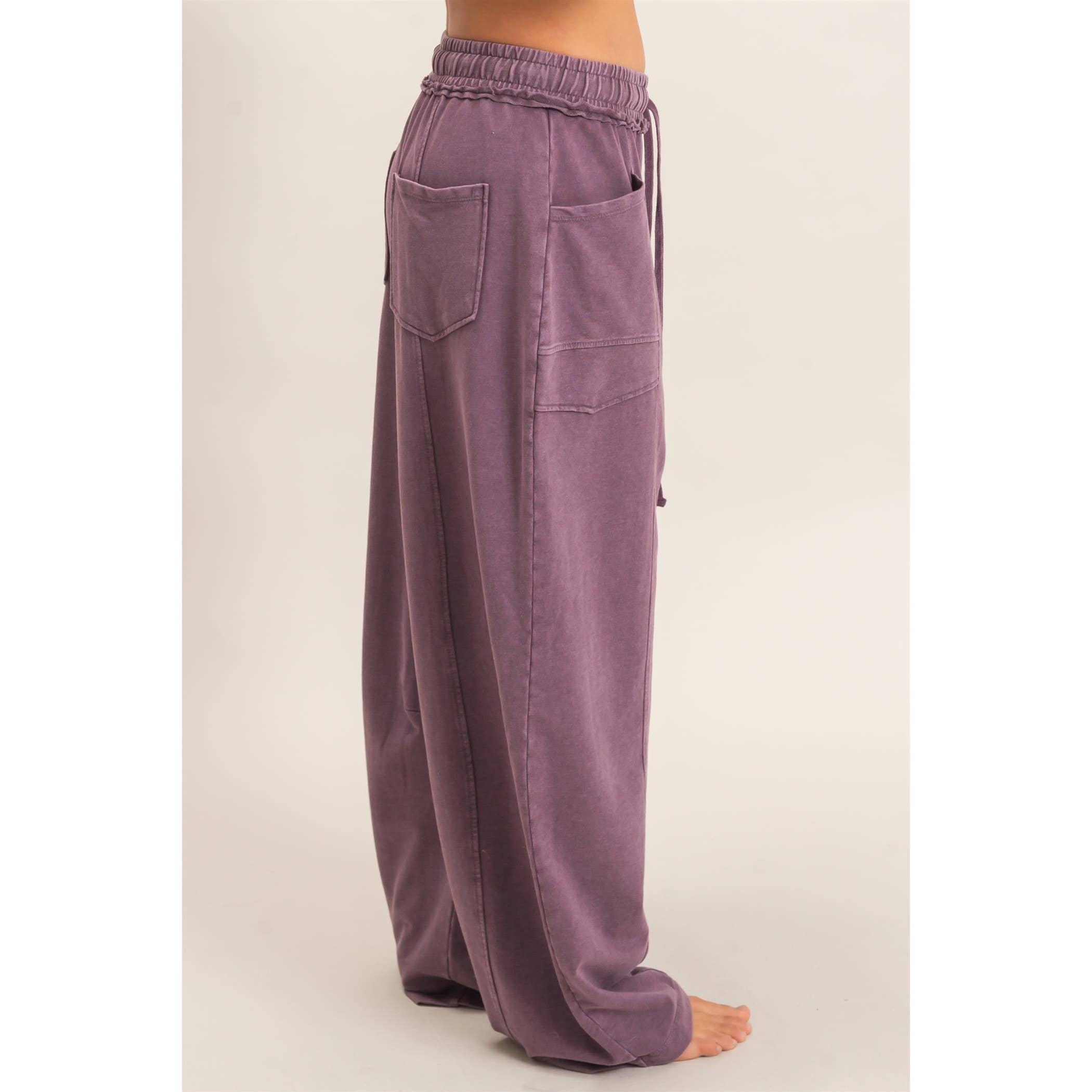 Mineral Washed Barrel Sweatpants