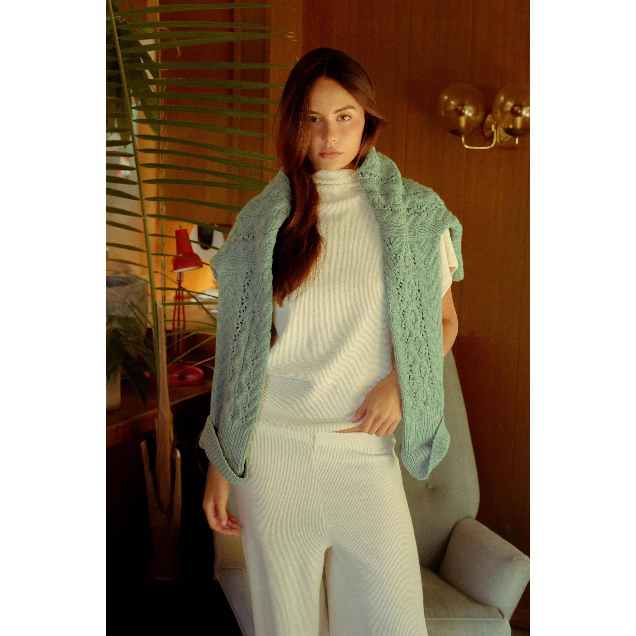 Dolman Sleeve Top And Pant Set