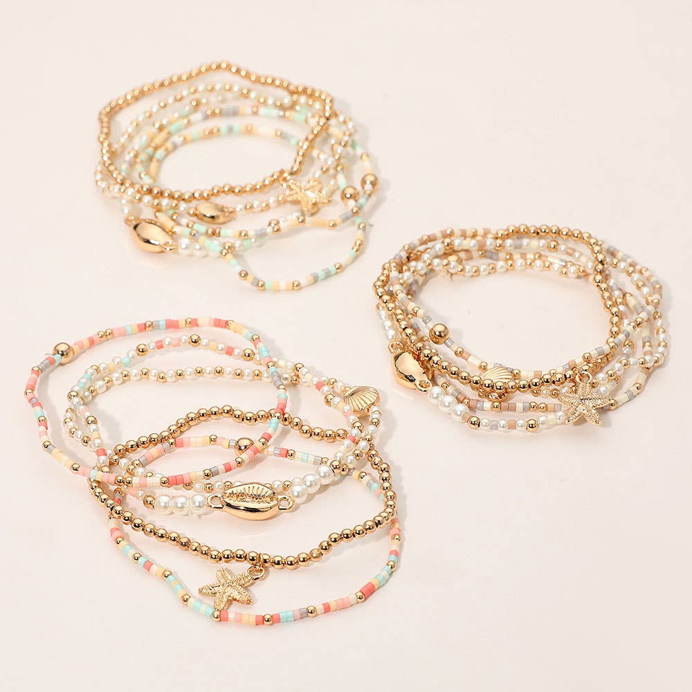 Starfish Multi Layered Bracelets