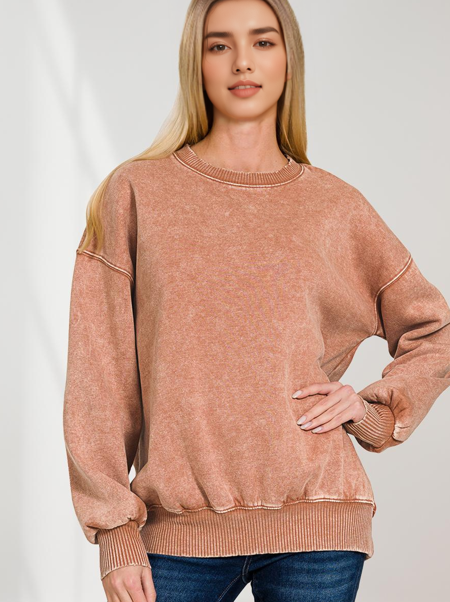 Acid Washed Pullover