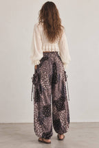 BOHO FLORAL CARGO PANTS