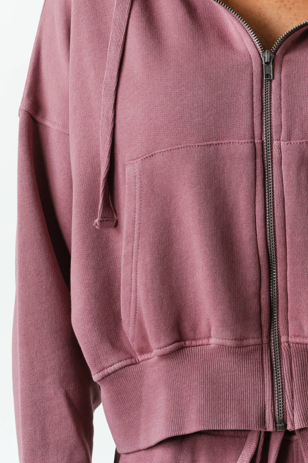 Urban Ease Mineral Wash Hoodie Jacket