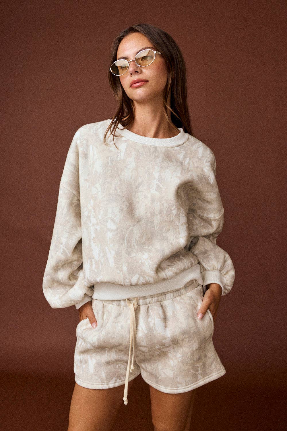 Woodland Camo Crewneck Set