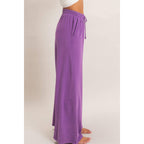 Wide Leg Mineral Wash Pants