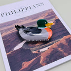 JUMBO MALLARD DUCK HAIR CLAW CLIPS | 40H1028