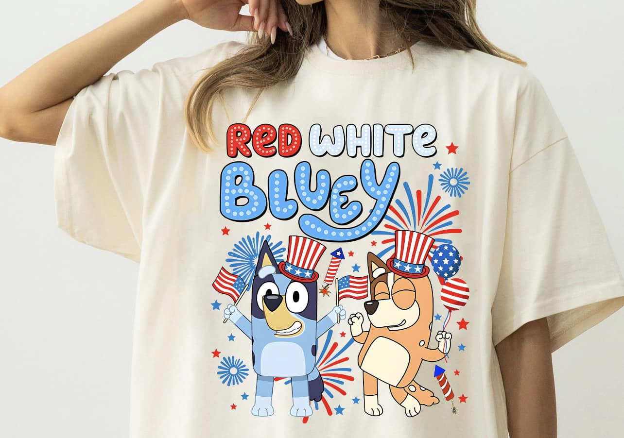 Red White and Bluey
