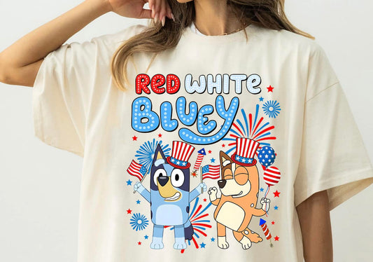 Red White and Bluey