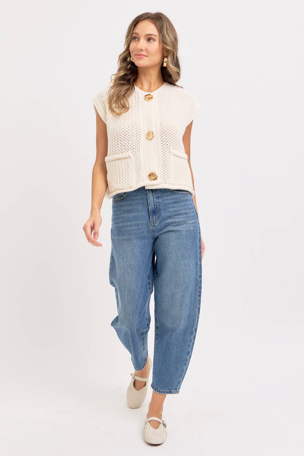 Abby Vest Knit Top