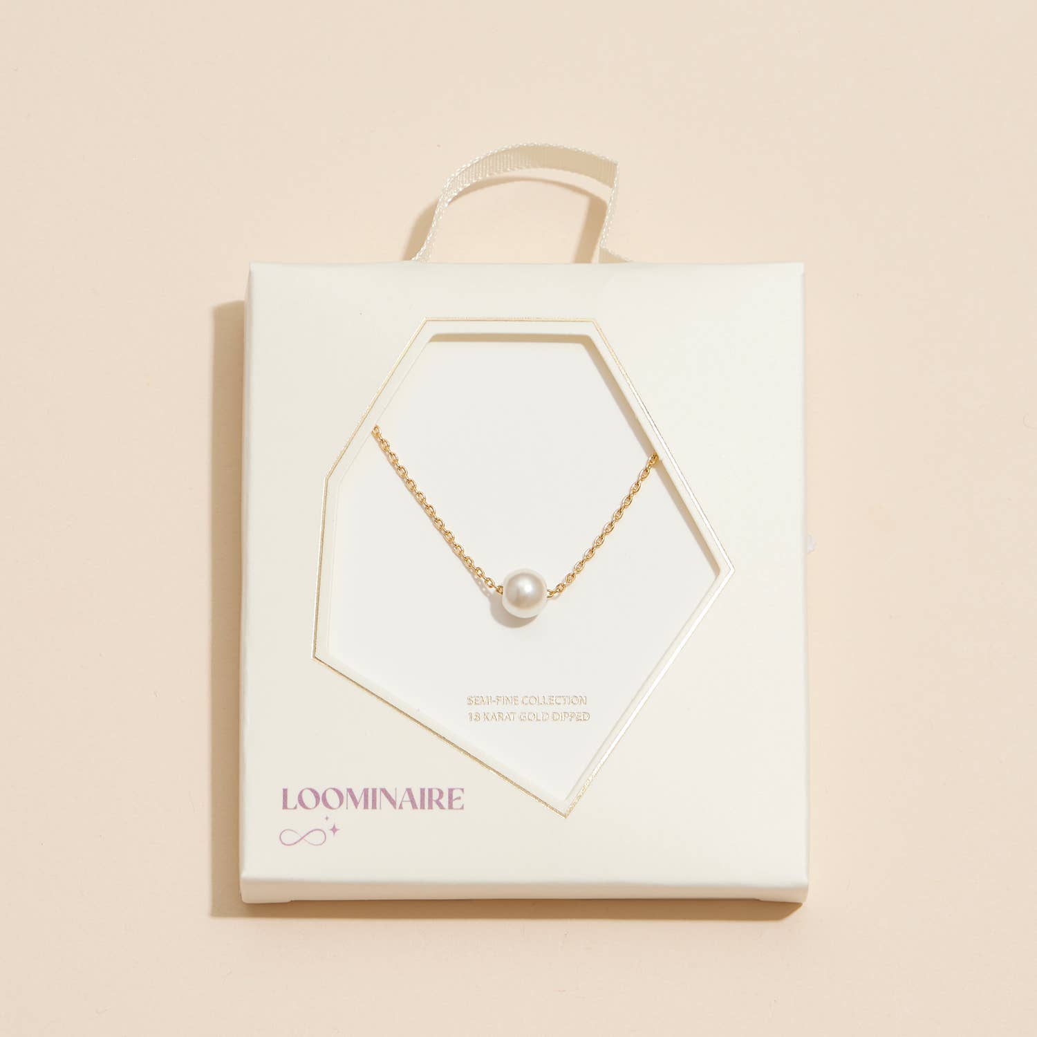 Classic Small Pearl Pendant Necklace | Timeless 18K Small Pearl Pendant Necklace