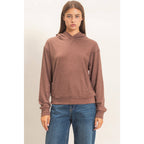 Long Sleeve Hoodie With Kangaroo Pocket