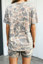 LAS-LIVE Camouflage Shorts Set (S-XL)