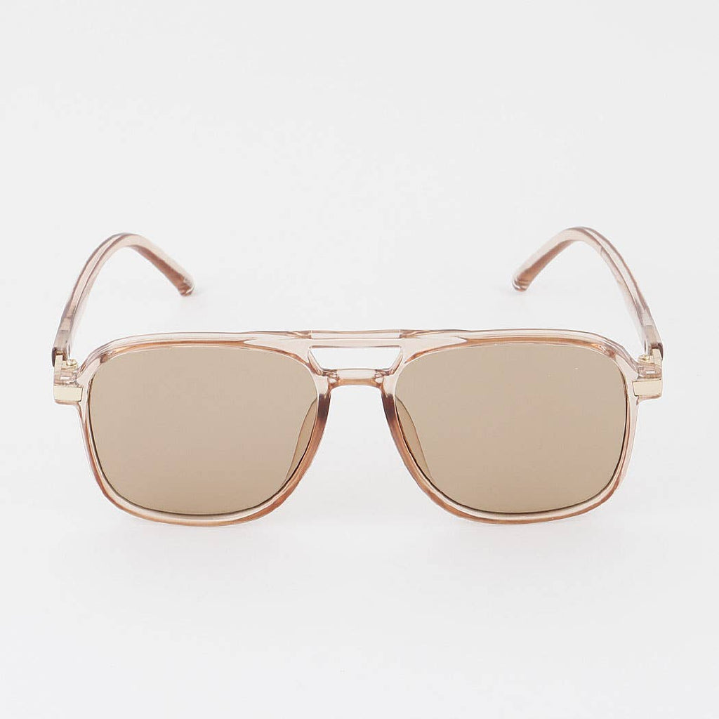 Straight Aviator Sunglasses
