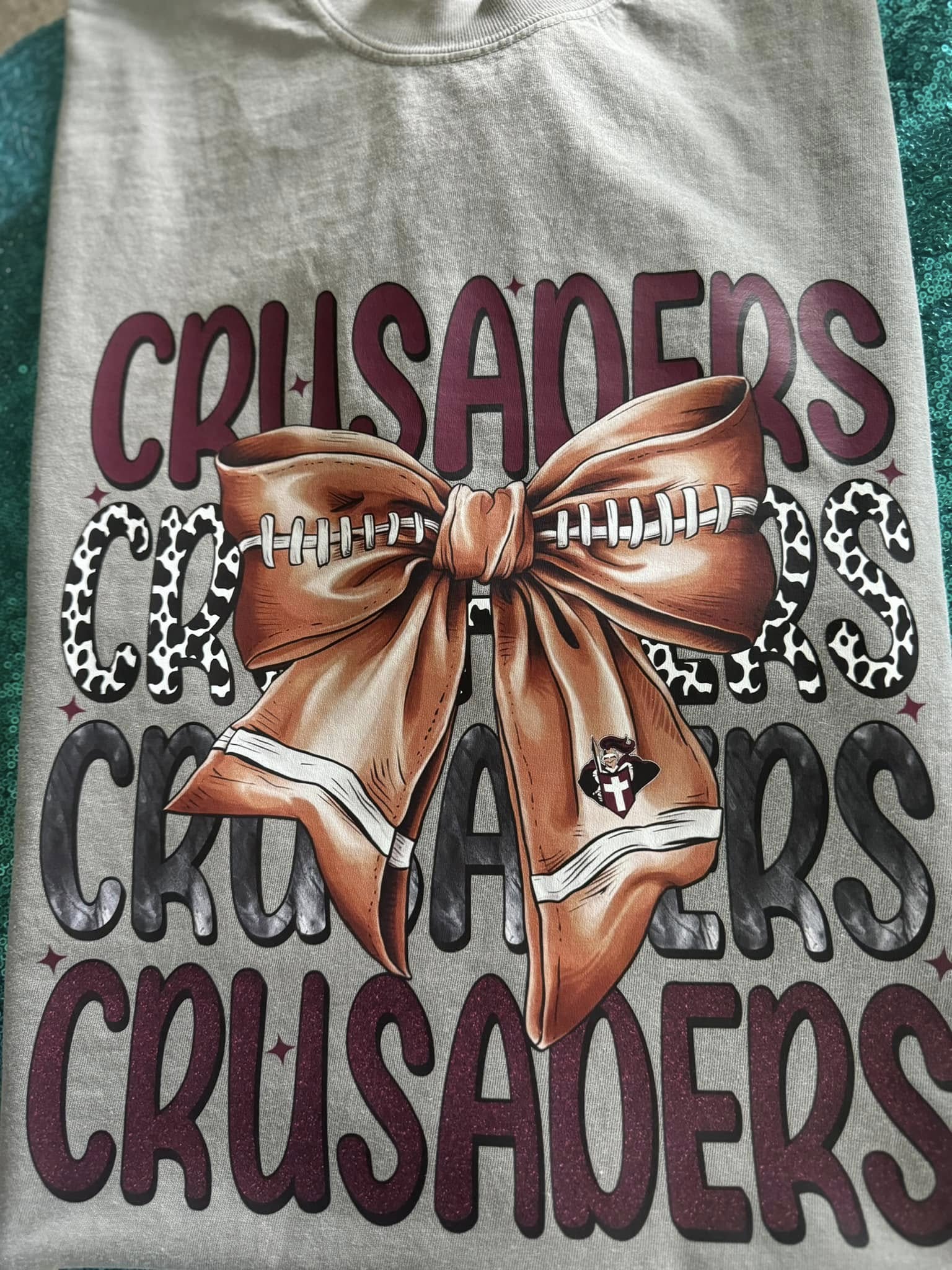 Crusaders Football Stacked