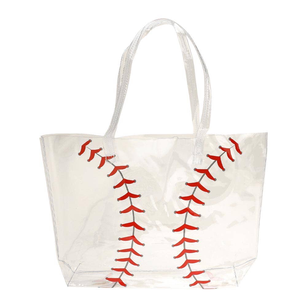 Transparent Clear Baseball Shoulder Tote Bags