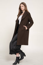 Long Sleeve Soft Long Coat