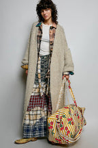 Front Pocket Quilted Adjustable Strap Bag
