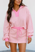 Bubblegum Stripe Skort Set