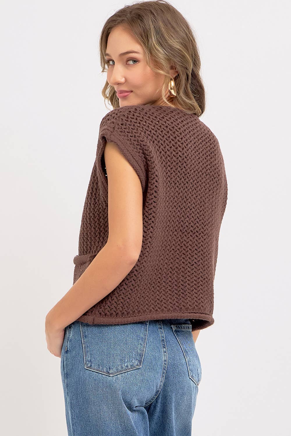 Abby Vest Knit Top