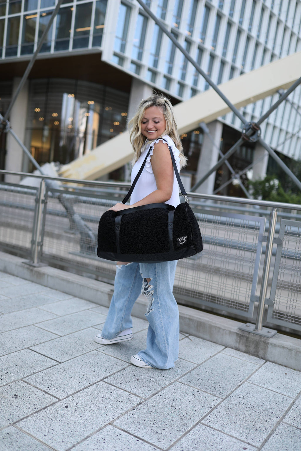 Duffle Bag – Teddy Sherpa Duffle - Midnight