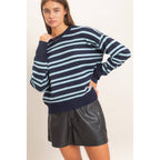 Striped Crew Neck Sweater