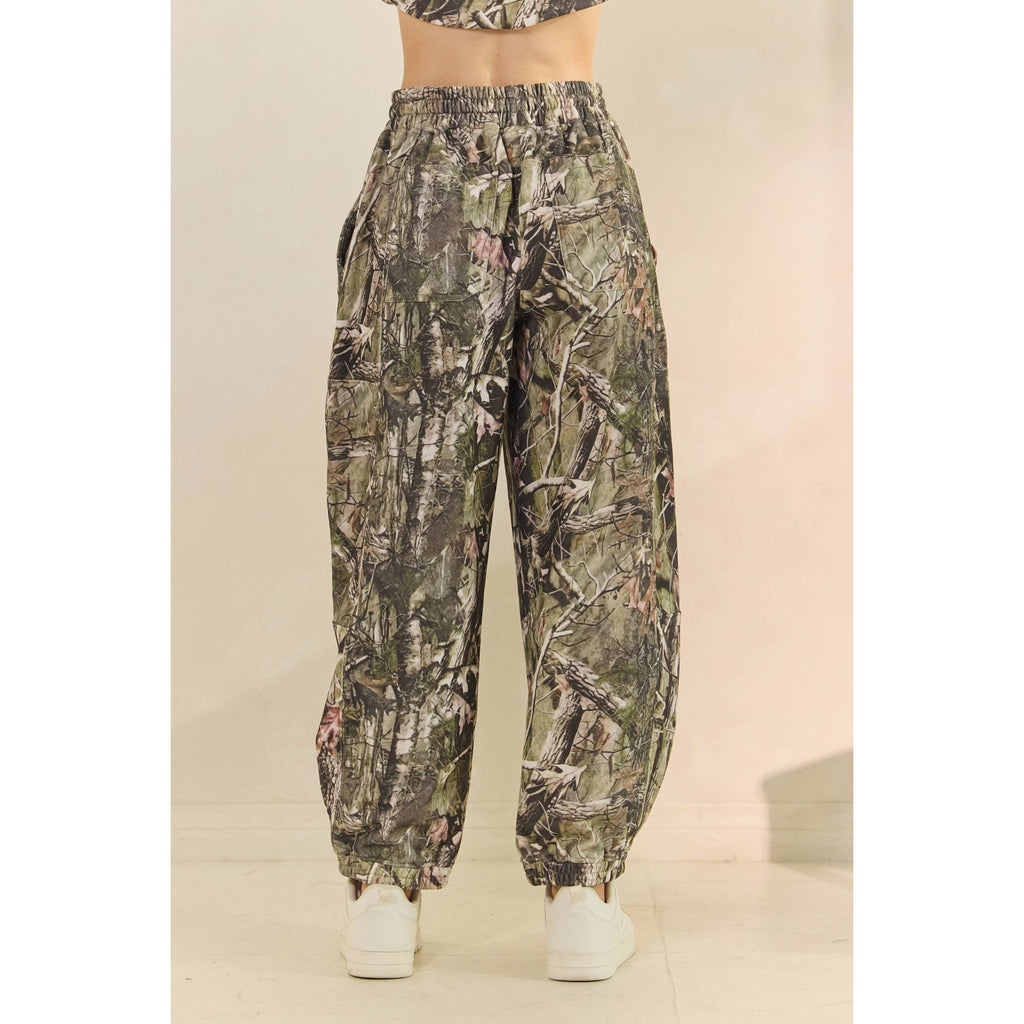 Printed French Terry Pants