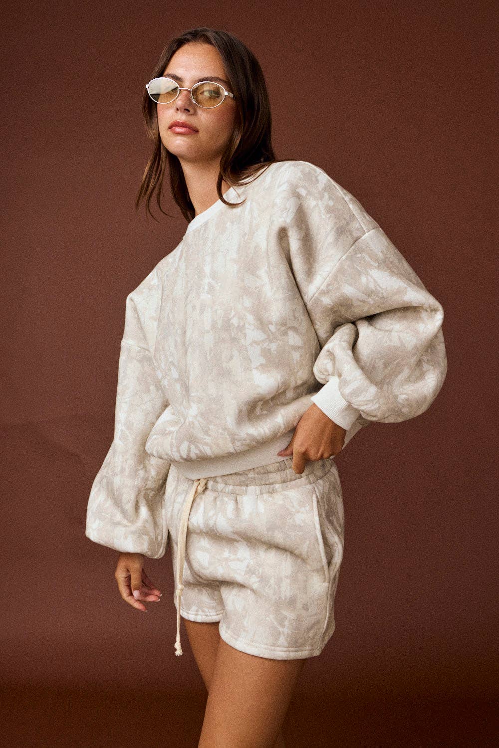 Woodland Camo Crewneck Set