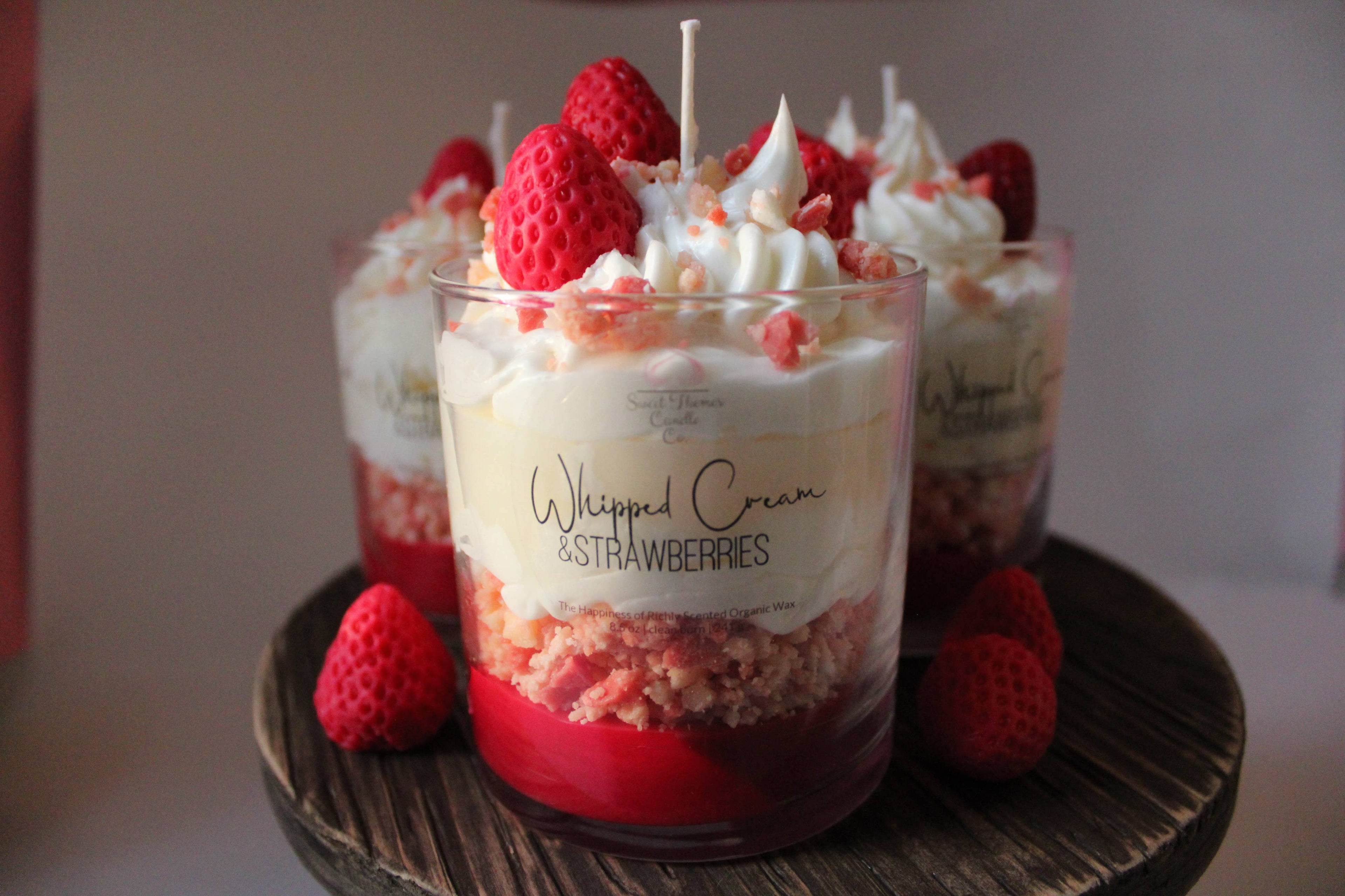 Strawberries and Whipped Cream Parfait
