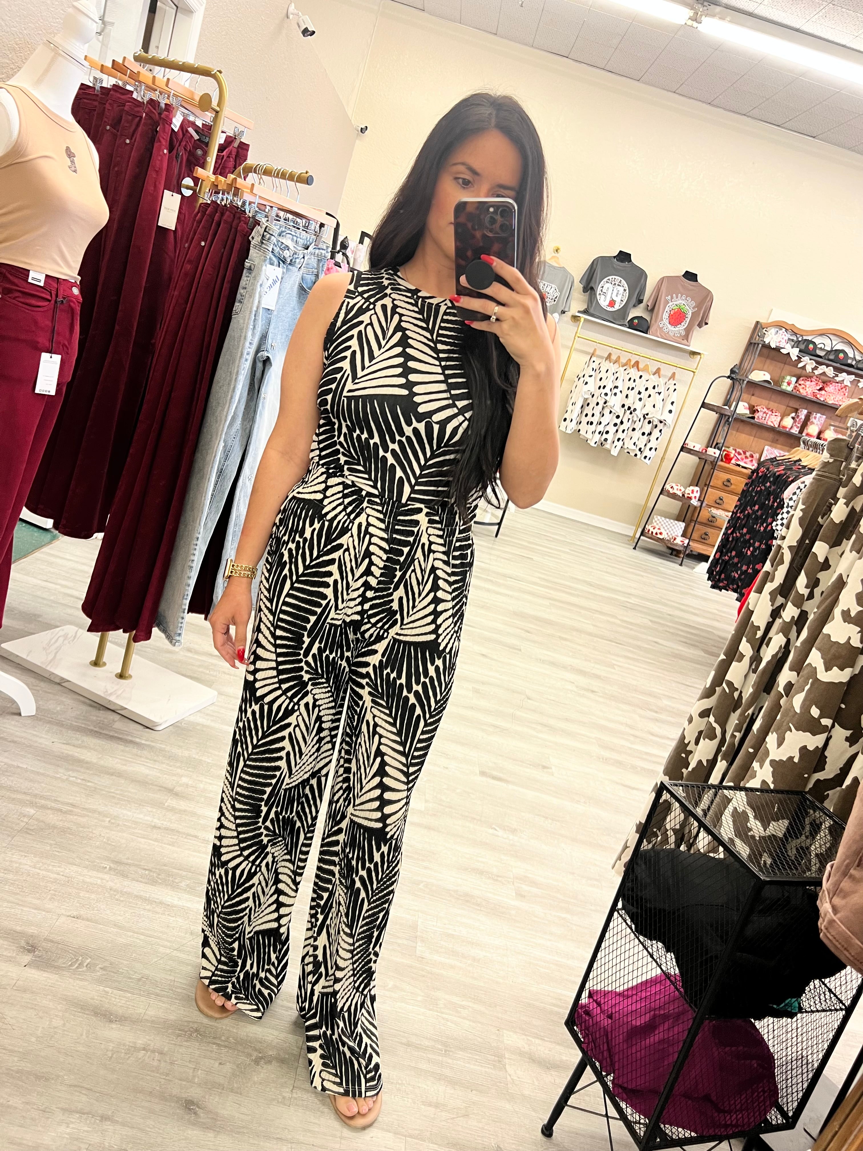 Cruise Vibes Top & Wide Pants Set