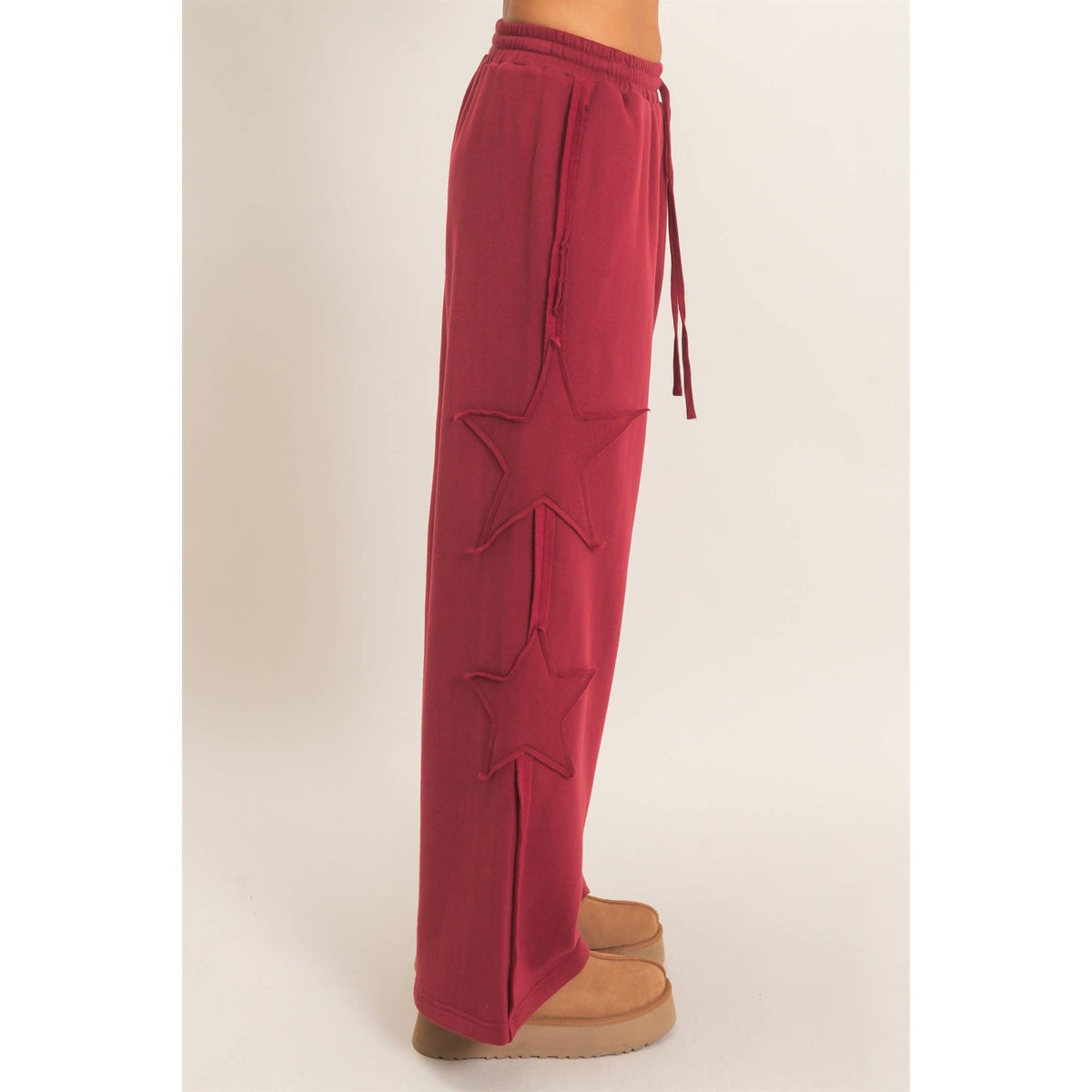 French Terry Star Patch Sweatpants