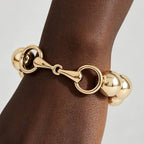 Polished Toggle Beaded Bracelet
