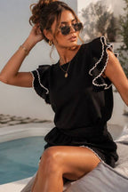 Ruffle Sleeve Airflow Top
