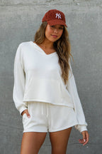 Cozy Lounge Hoodie & Shorts Set