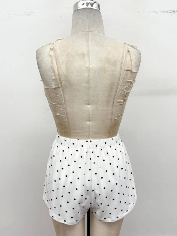 Polka Dot Lounge Shorts