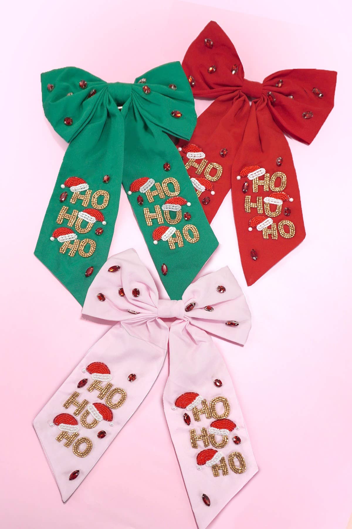HO HO HO HAIR CLIPS