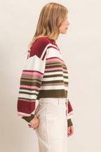 Striped Crew Neck Sweater