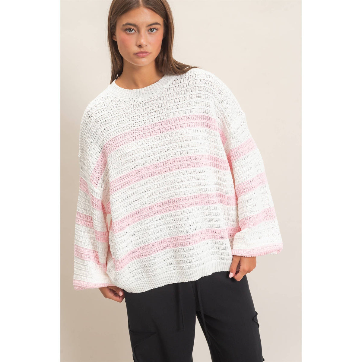 Striped Oversized Sweater